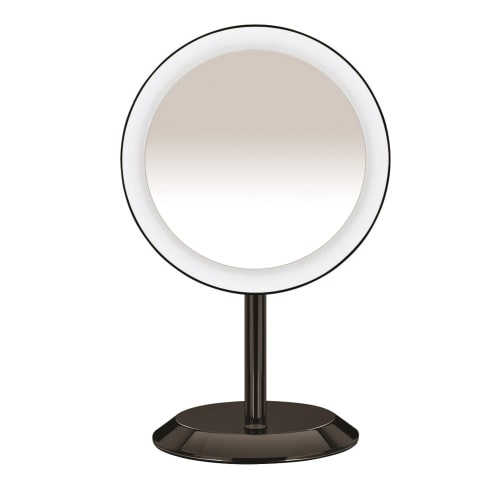 Conair® LED Lighted Vanity Mirror, 5x Magnification, Black Chrome Finish